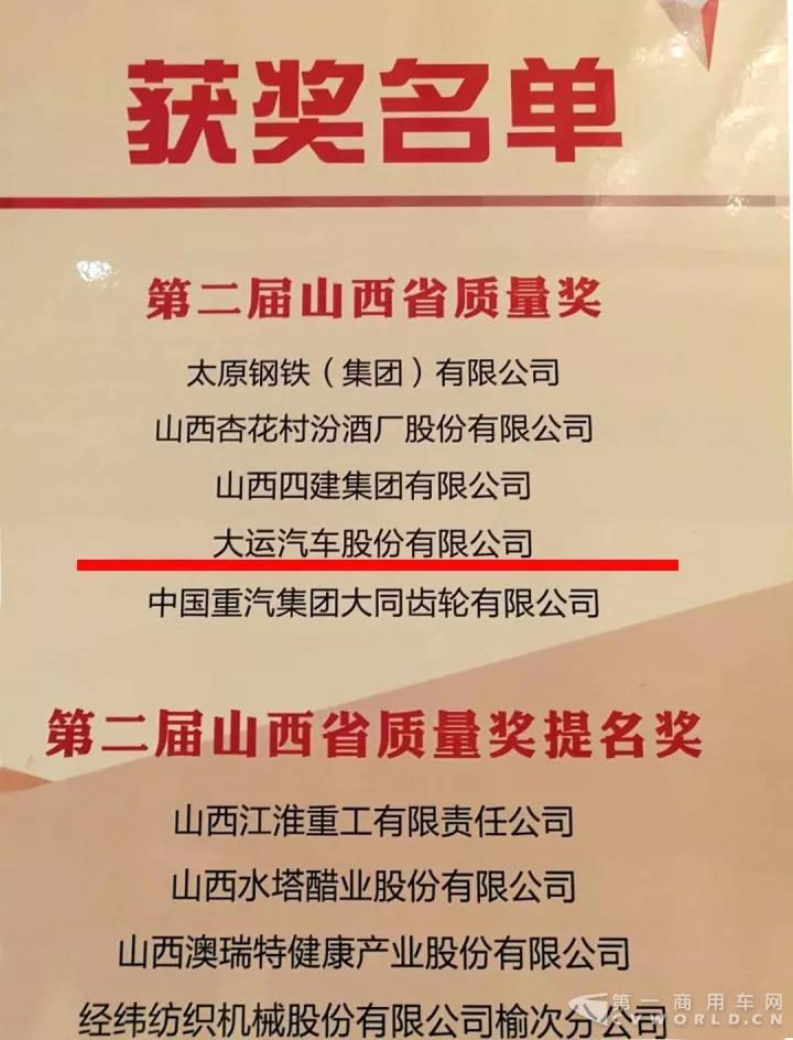 熱烈祝賀大運汽車股份有限公司獲得“第二屆山西省質(zhì)量獎”殊榮2.jpg
