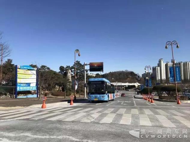 中國新能源客車首次進入韓國市場 福田歐輝助陣2018平昌冬奧詮釋綠色品質3.jpg