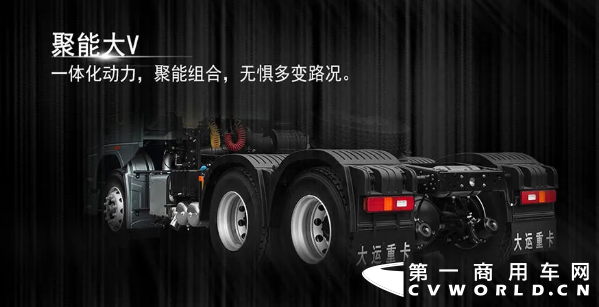 駕有所值—質(zhì)蕙大V   N8V 6x4牽引車。