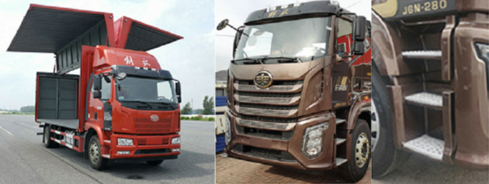 【第一商用車網(wǎng) 原創(chuàng)】解放在工信部第372批新車申報(bào)公示的陣容比前幾批要小很多。本批次共有16款產(chǎn)品掛解放牌商標(biāo)，年內(nèi)首次單批次申報(bào)產(chǎn)品數(shù)不足20款。規(guī)模上是小了，但細(xì)看仍是亮點(diǎn)多多，還創(chuàng)下不少“紀(jì)錄”。
